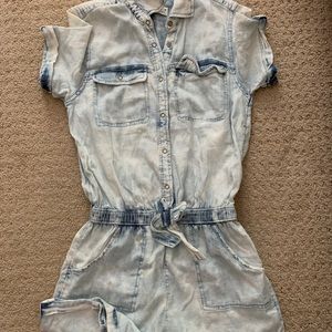 Abercrombie Kids Denim Look Romper Girls 13/14 L
